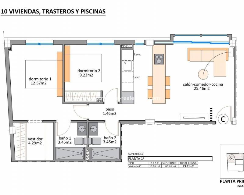 Nieuwbouw - Appartement - San Pedro del Pinatar - Lo Pagan