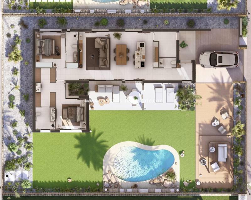 Nieuwbouw - villa - Banos y Mendigo - Altaona Golf