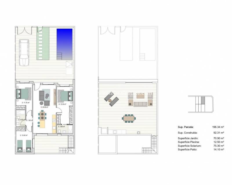 Neubau - Town house - San Javier - Parque del doce