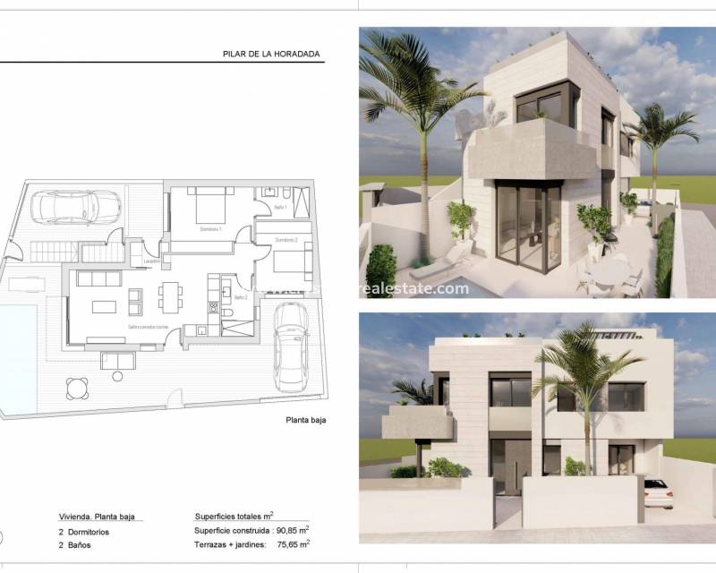 Neubau - Bungalow - Pilar de la Horadada - pueblo