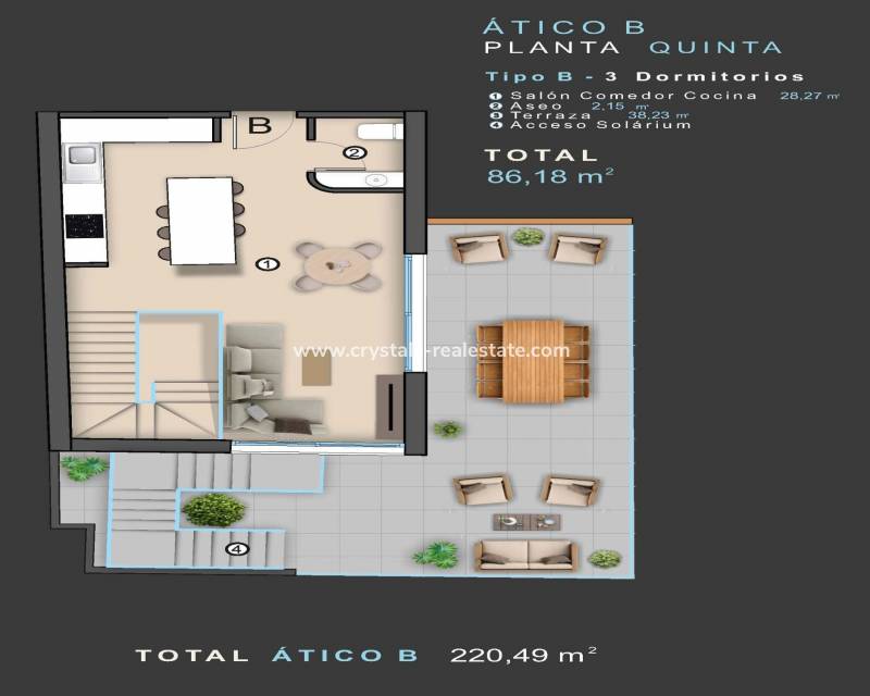 Nieuwbouw - Penthouse - Torrevieja - Centro