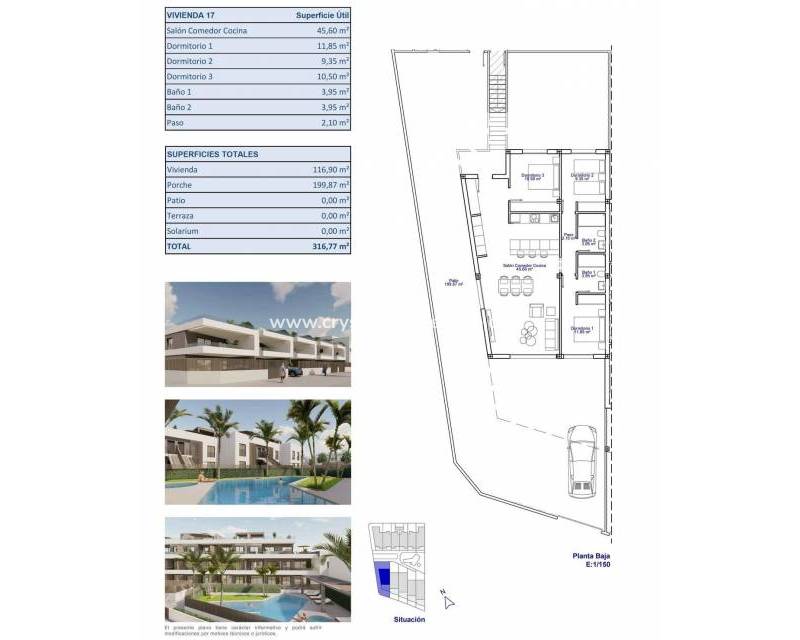 Nieuwbouw - Bungalow - Pilar de la Horadada - pueblo
