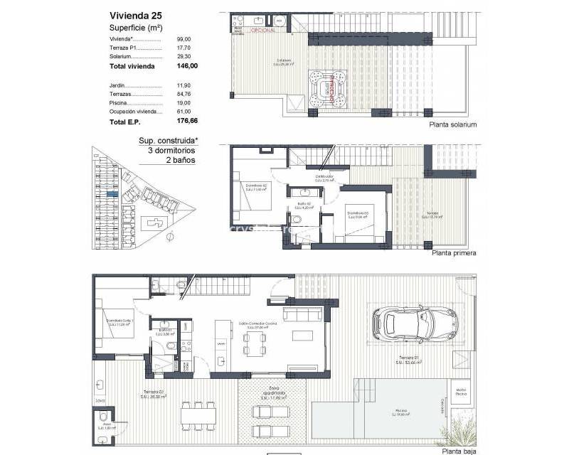 Nueva construcción  - Quad House - Los Alcázares - Serena Golf