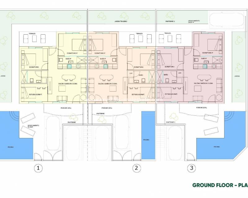 Nieuwbouw - Bungalow - Pilar de la Horadada - parques de Andromeda