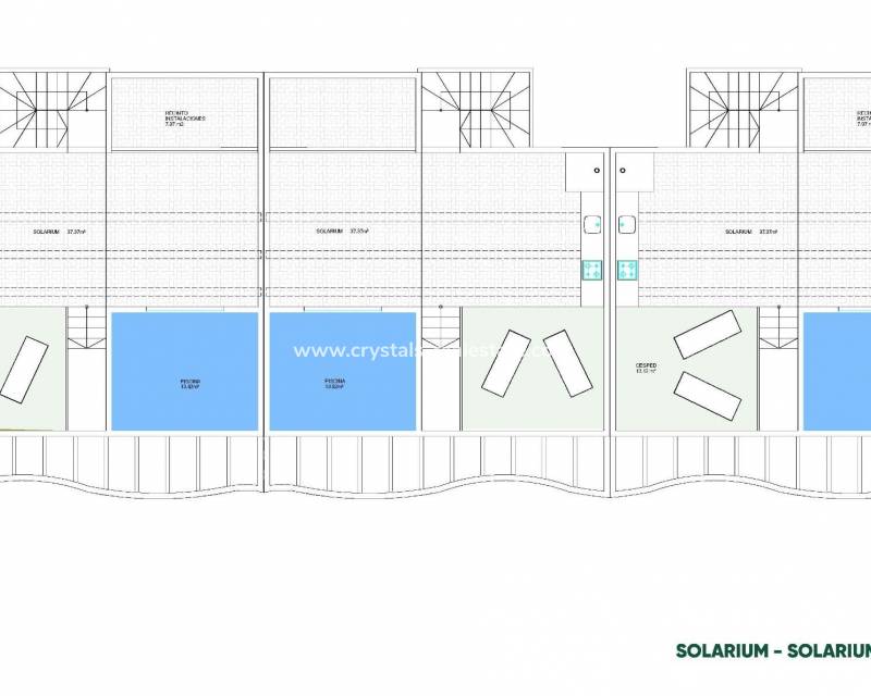 Nieuwbouw - Bungalow - Pilar de la Horadada - parques de Andromeda