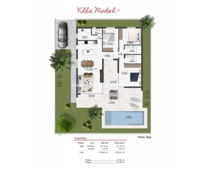 Nieuwbouw - villa - Banos y Mendigo - Altaona Golf And Country Village
