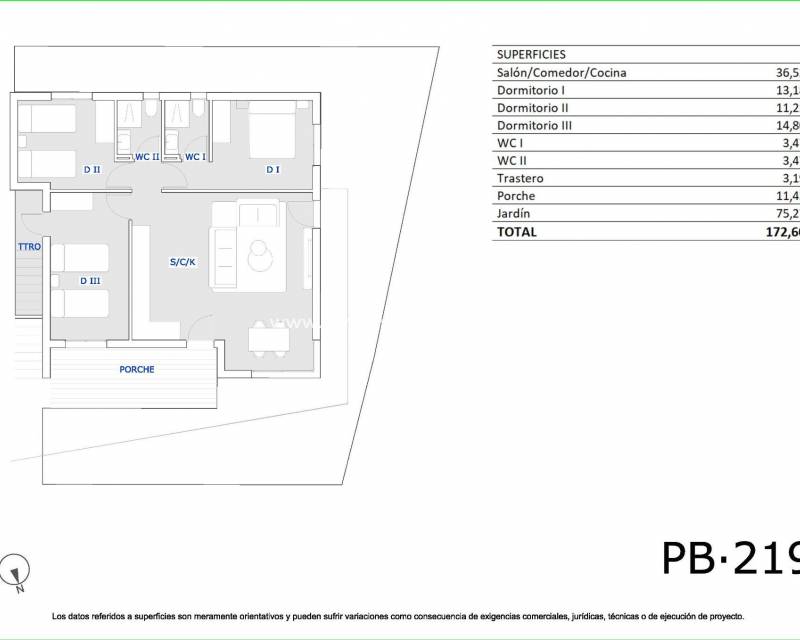 New Build - Bungalow - San Miguel de Salinas - Pueblo