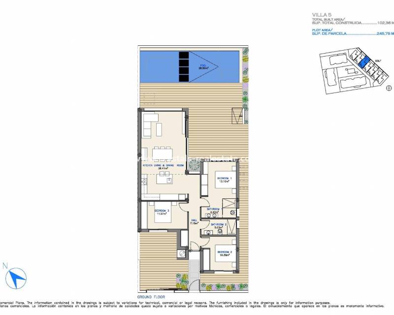 New Build - villa - Los Alcázares - Serena Golf