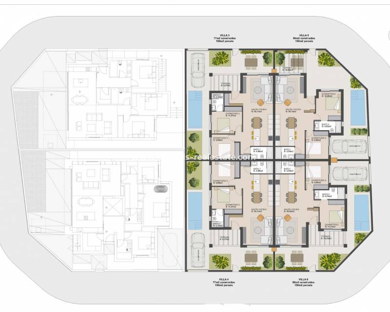 New Build - Quad House - Torre Pacheco - El Alba