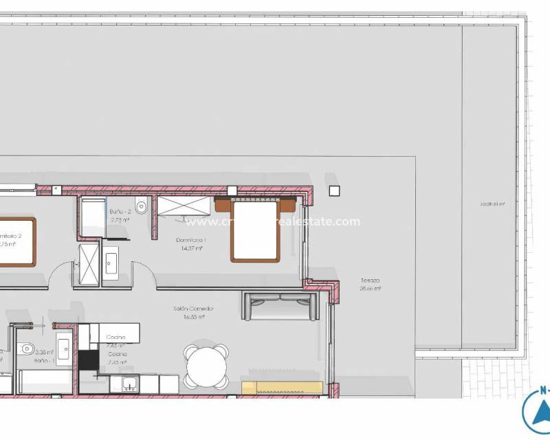 Nieuwbouw - Appartement - Guardamar del Segura - El Raso