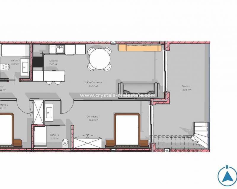 Nieuwbouw - Penthouse - Guardamar del Segura - El Raso