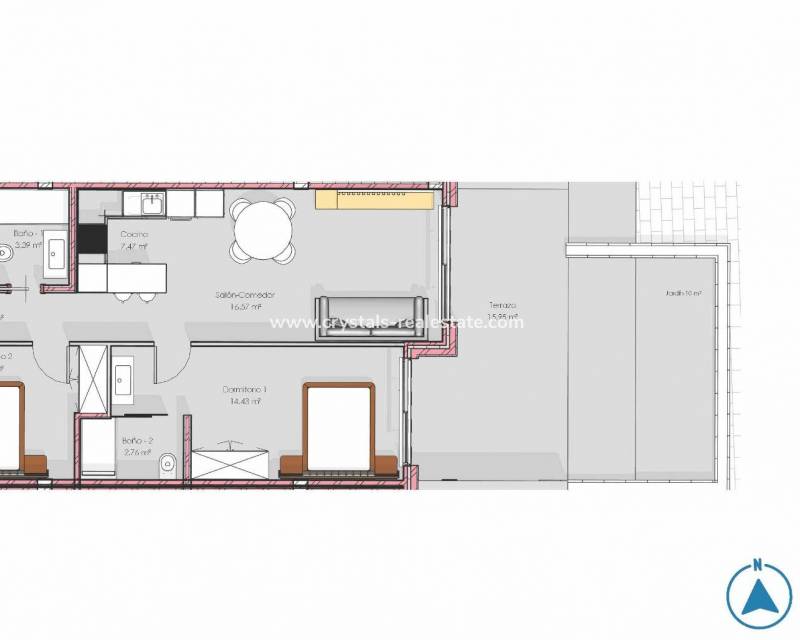 Nieuwbouw - Appartement - Guardamar del Segura - El Raso
