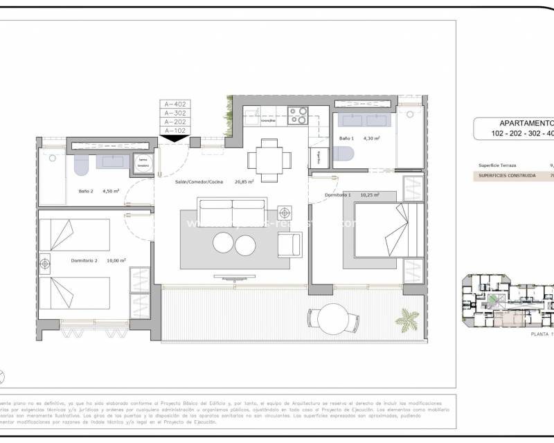 Nieuwbouw - Appartement - San Pedro del Pinatar - Lo Pagan