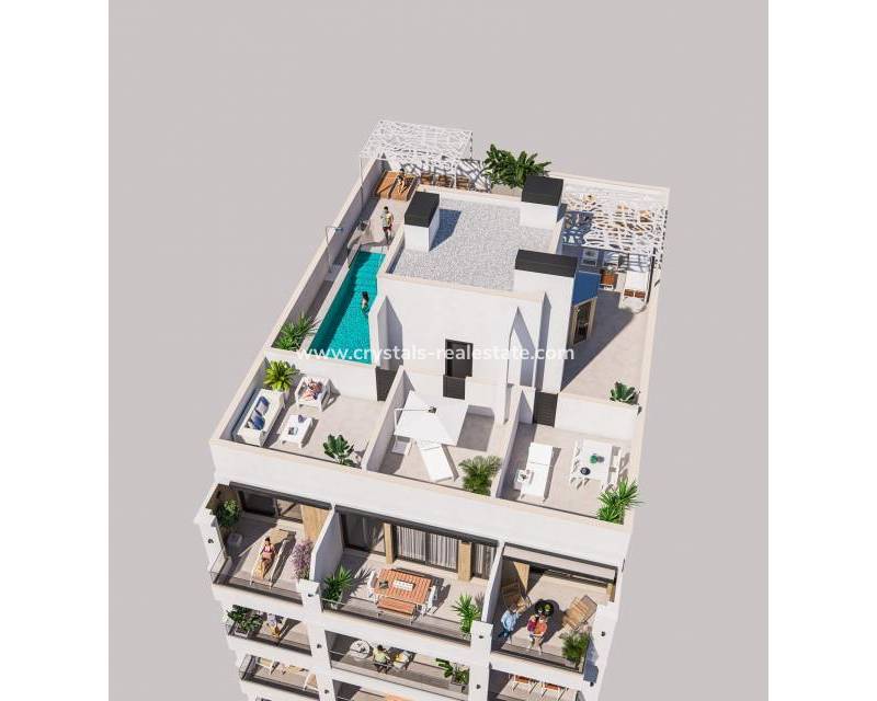 New Build - Apartment - Torrevieja - Playa de El Cura