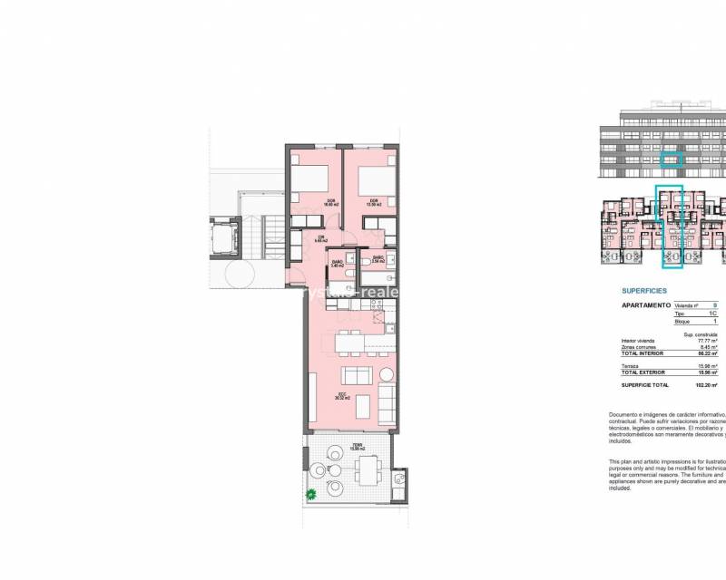 New Build - Apartment - Torre Pacheco - Santa Rosalia Lake And Life Resort