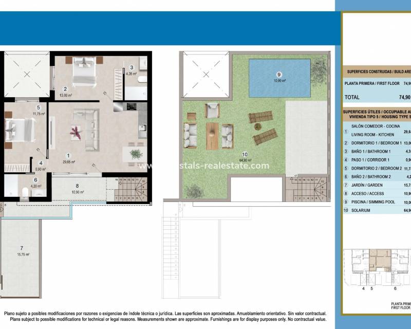 Nieuwbouw - Bungalow - San Pedro del Pinatar - Lo Pagan