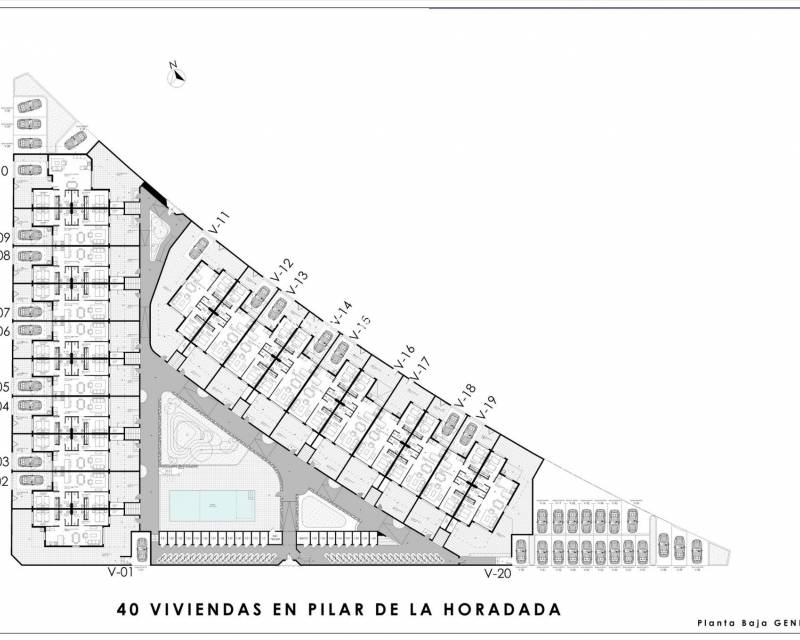 Nieuwbouw - Bungalow - Pilar de la Horadada - pueblo