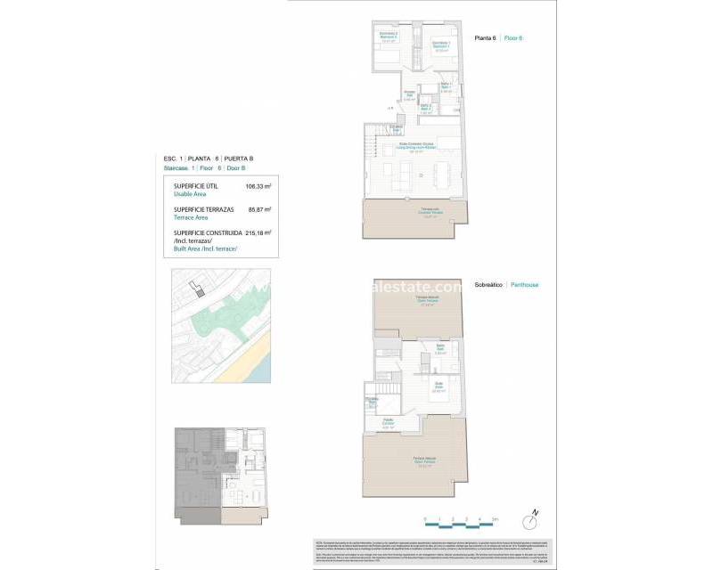 Nieuwbouw - Penthouse - Villajoyosa - Pueblo