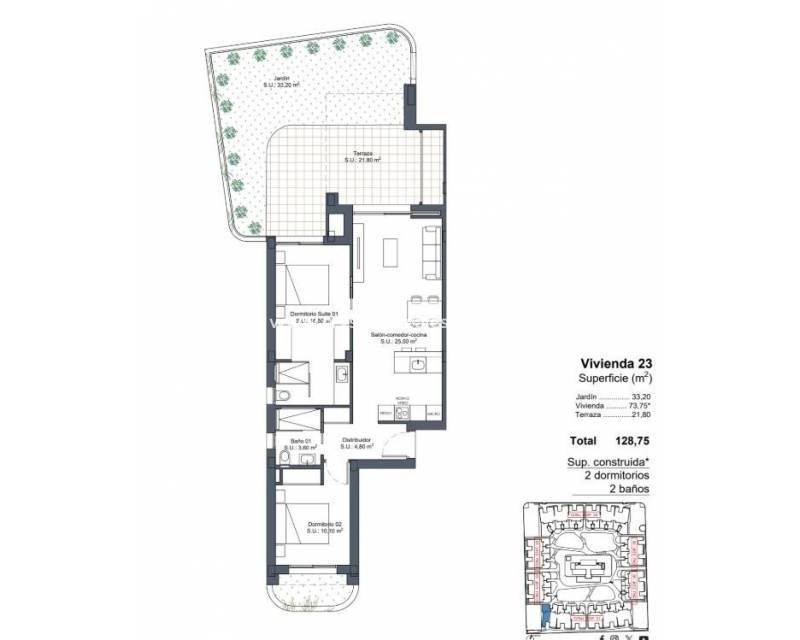 Neubau - Bungalow - Ciudad Quesada - Lo Marabu