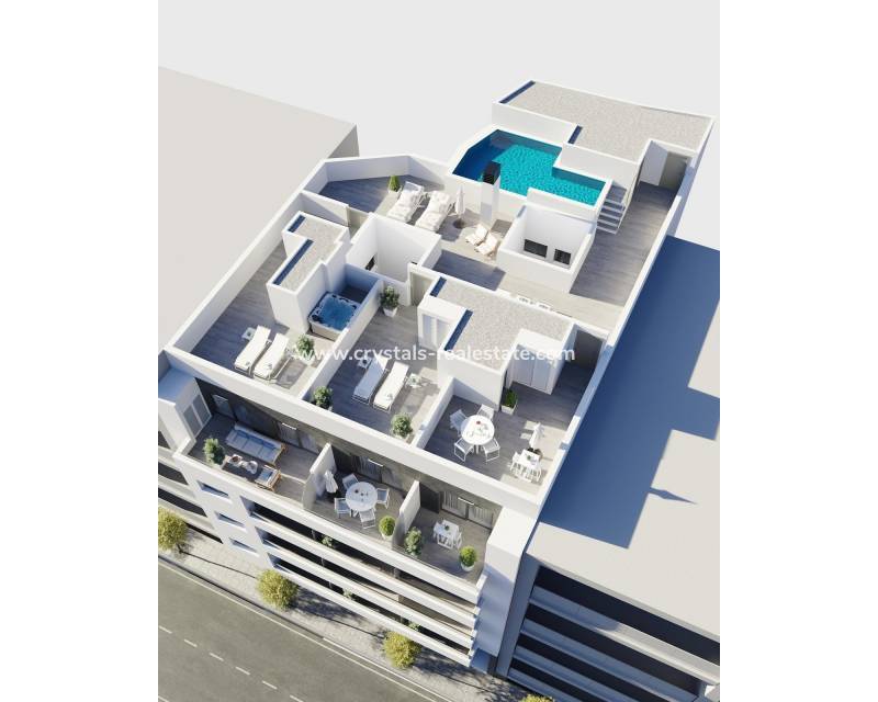 Nieuwbouw - Appartement - Torrevieja - Centro
