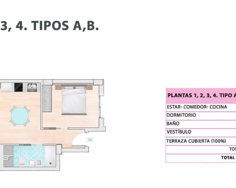 Nieuwbouw - Appartement - Guardamar del Segura - Pueblo