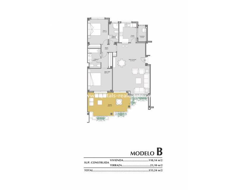 Nouvelle construction - Appartement - Orihuela Costa - Lomas de Campoamor