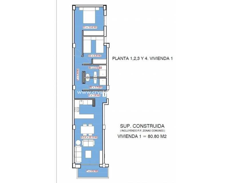 Neubau - Apartment - Torrevieja - Playa El Acequión