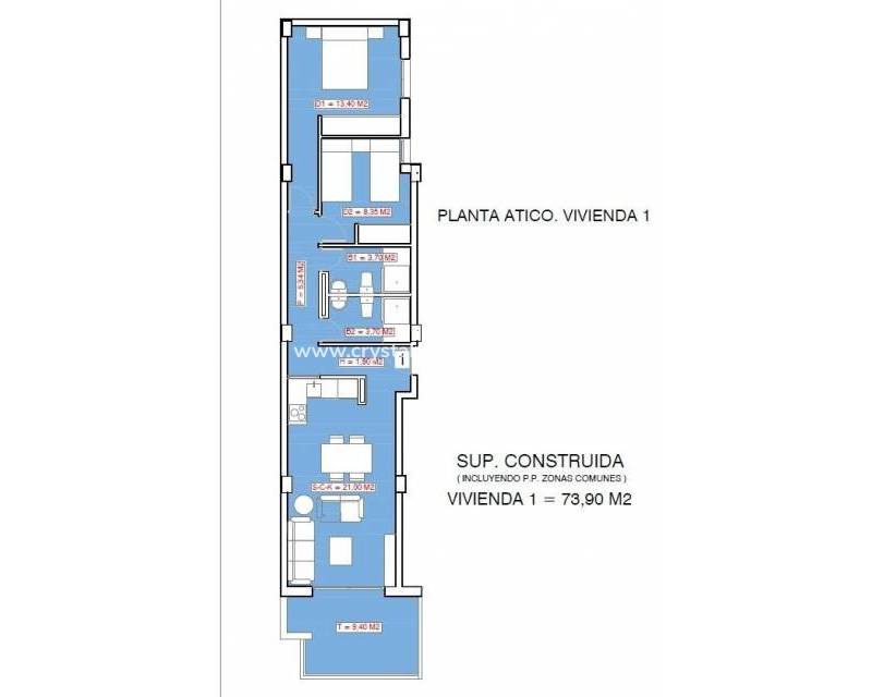 Neubau - Penthouse - Torrevieja - Playa El Acequión