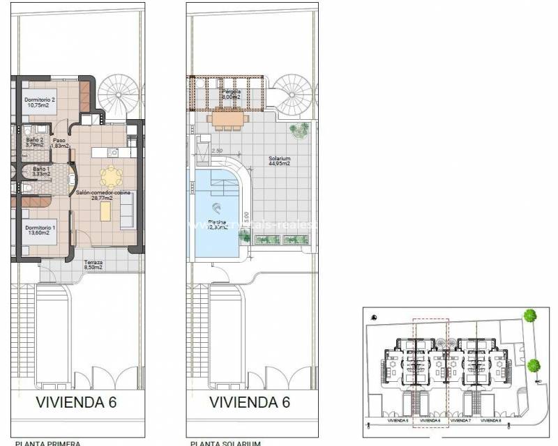 Neubau - Bungalow - Pilar de la Horadada - pueblo