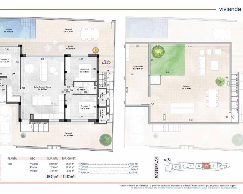 Nouvelle construction - villa - Sucina