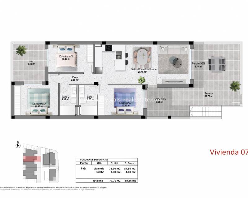 New Build - Bungalow - Pilar de la Horadada - pueblo