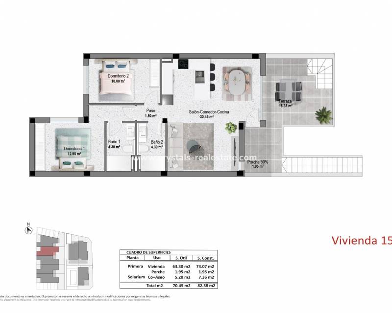 Nieuwbouw - Bungalow - Pilar de la Horadada - pueblo