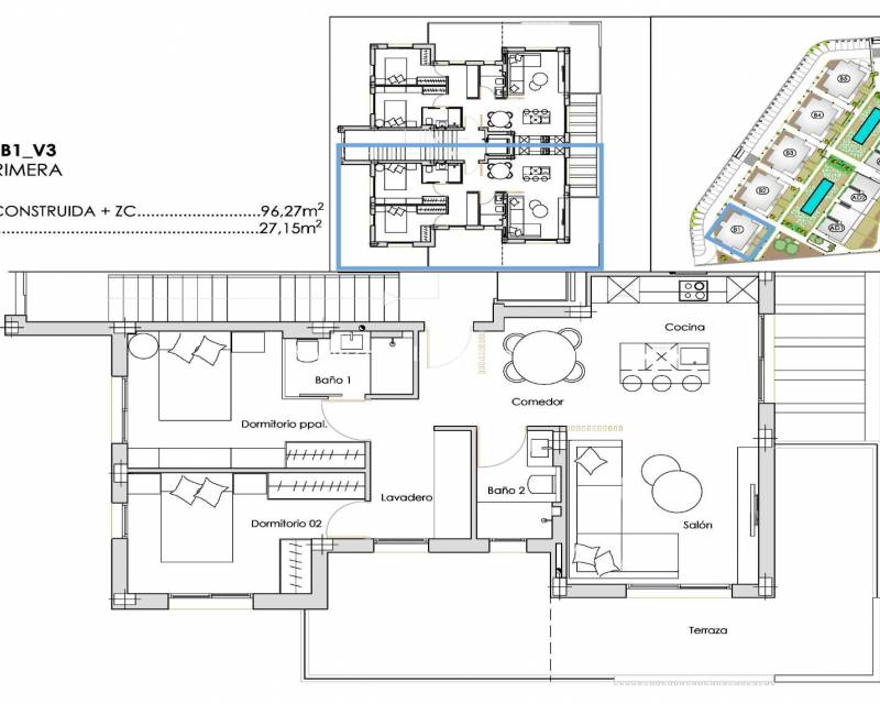 Nieuwbouw - Appartement - Torre Pacheco - Santa Rosalia Lake And Life Resort