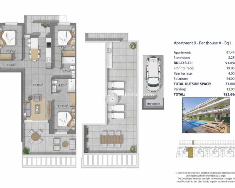 Neubau - Penthouse - Los Alcázares - Los Narejos