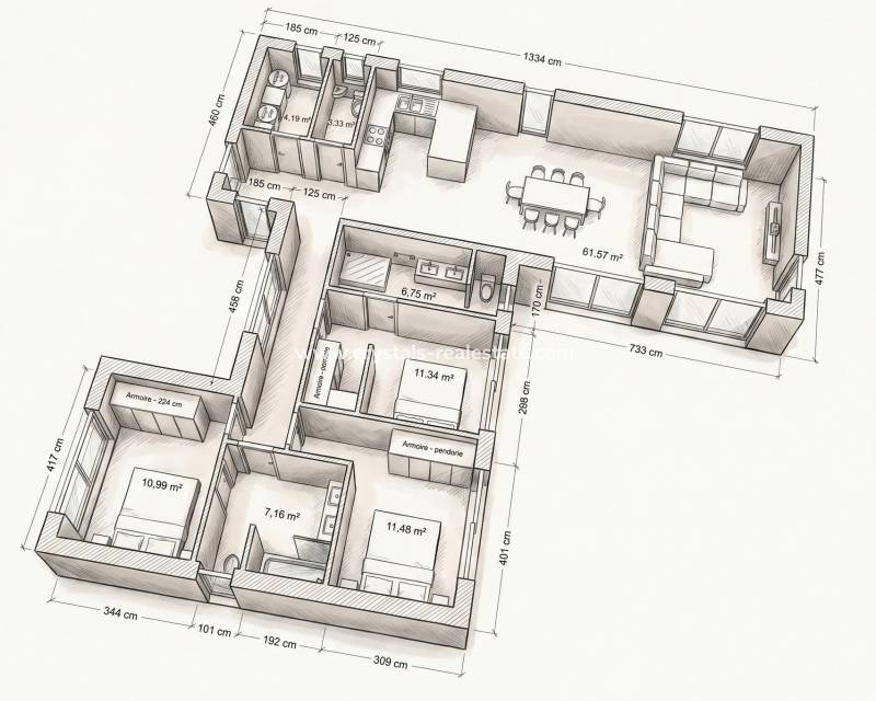 Neubau - villa - Aspe - urbanizaciones