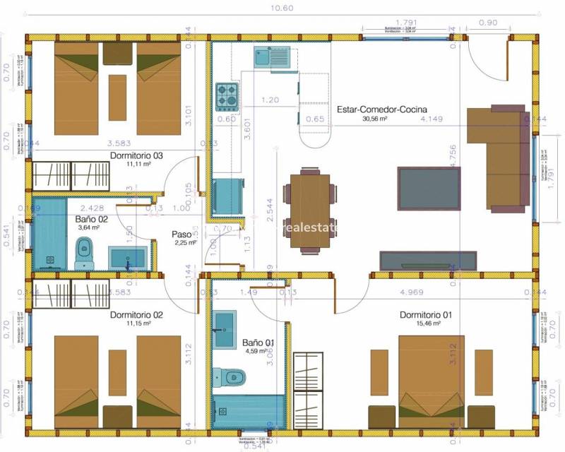 Nieuwbouw - villa - Ciudad Quesada