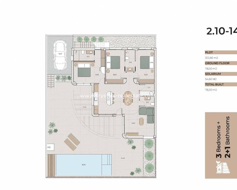 New Build - villa - Algorfa - La Finca Golf