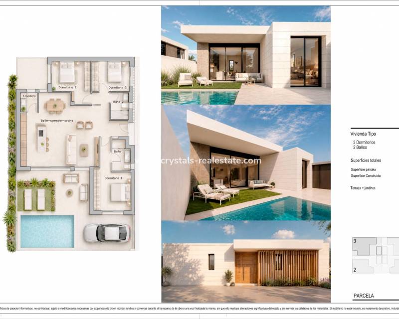 Nieuwbouw - villa - Pilar de la Horadada - pueblo