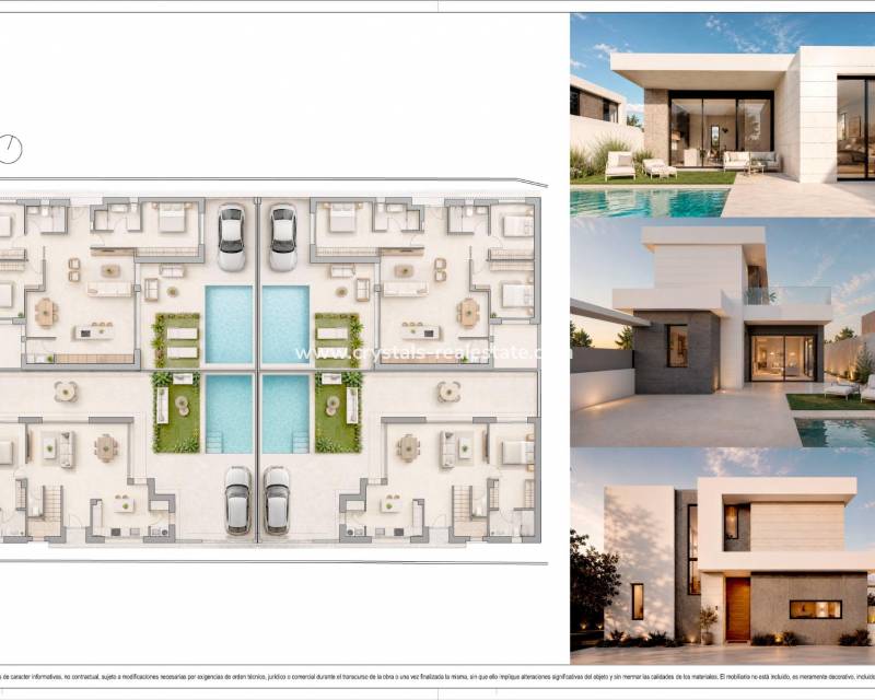 Nieuwbouw - villa - Pilar de la Horadada - pueblo