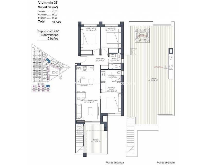 Neubau - Penthouse - Los Alcázares - Serena Golf