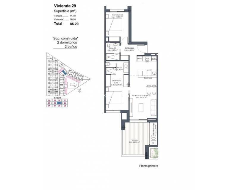 Neubau - Apartment - Los Alcázares - Serena Golf