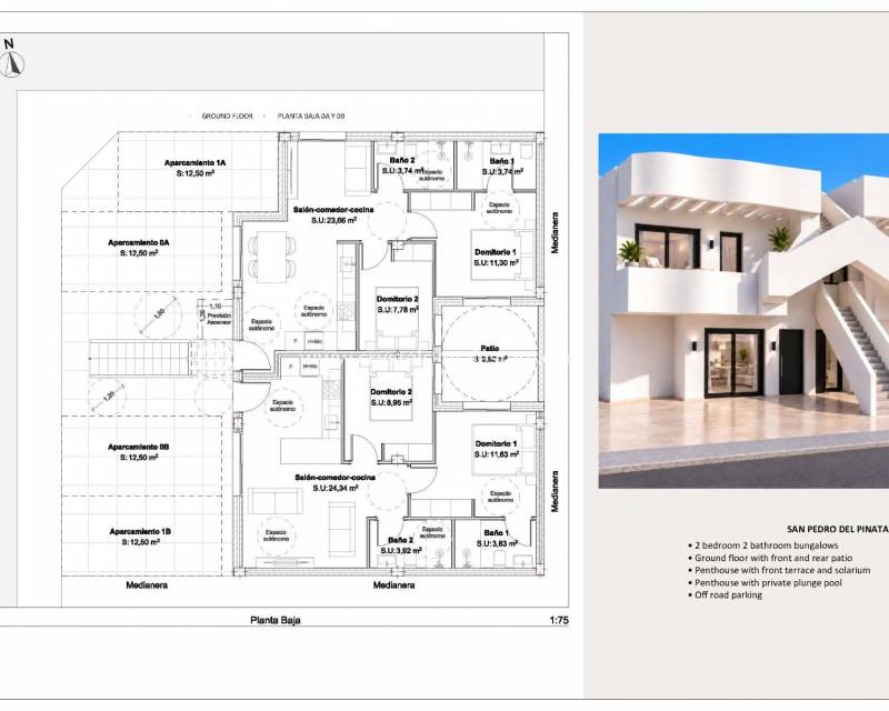 New Build - Bungalow - San Pedro del Pinatar - Los Peñascos