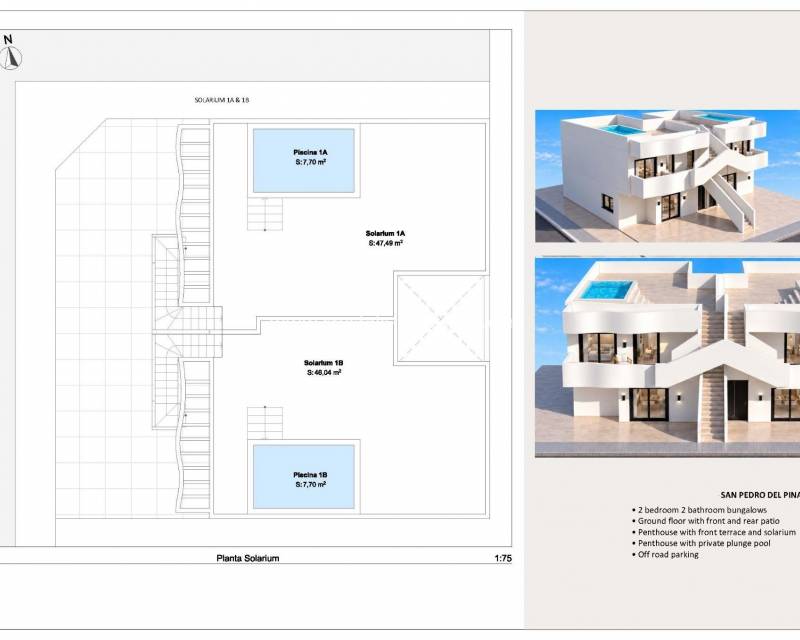 New Build - Bungalow - San Pedro del Pinatar - Los Peñascos
