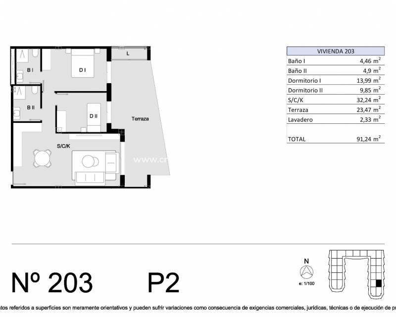 New Build - Apartment - San Miguel de Salinas - Pueblo