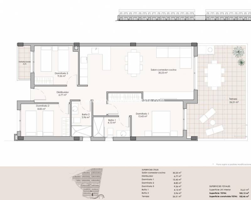 Nueva construcción  - Apartamento - Pulpi - Aguilón Golf