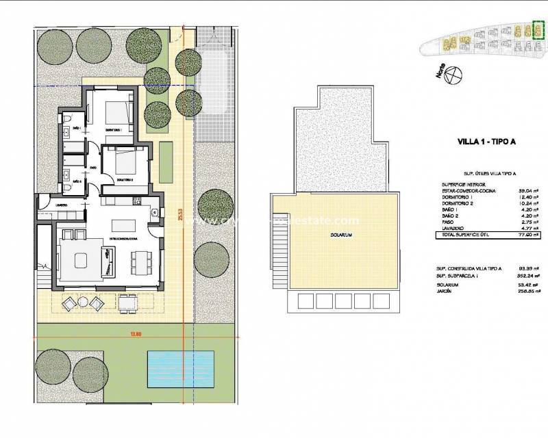 Neubau - villa - Fuente Álamo - Hacienda Del Álamo Golf