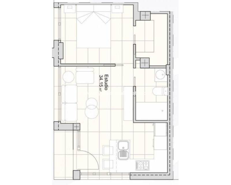 New Build - Apartment - San Javier - pueblo